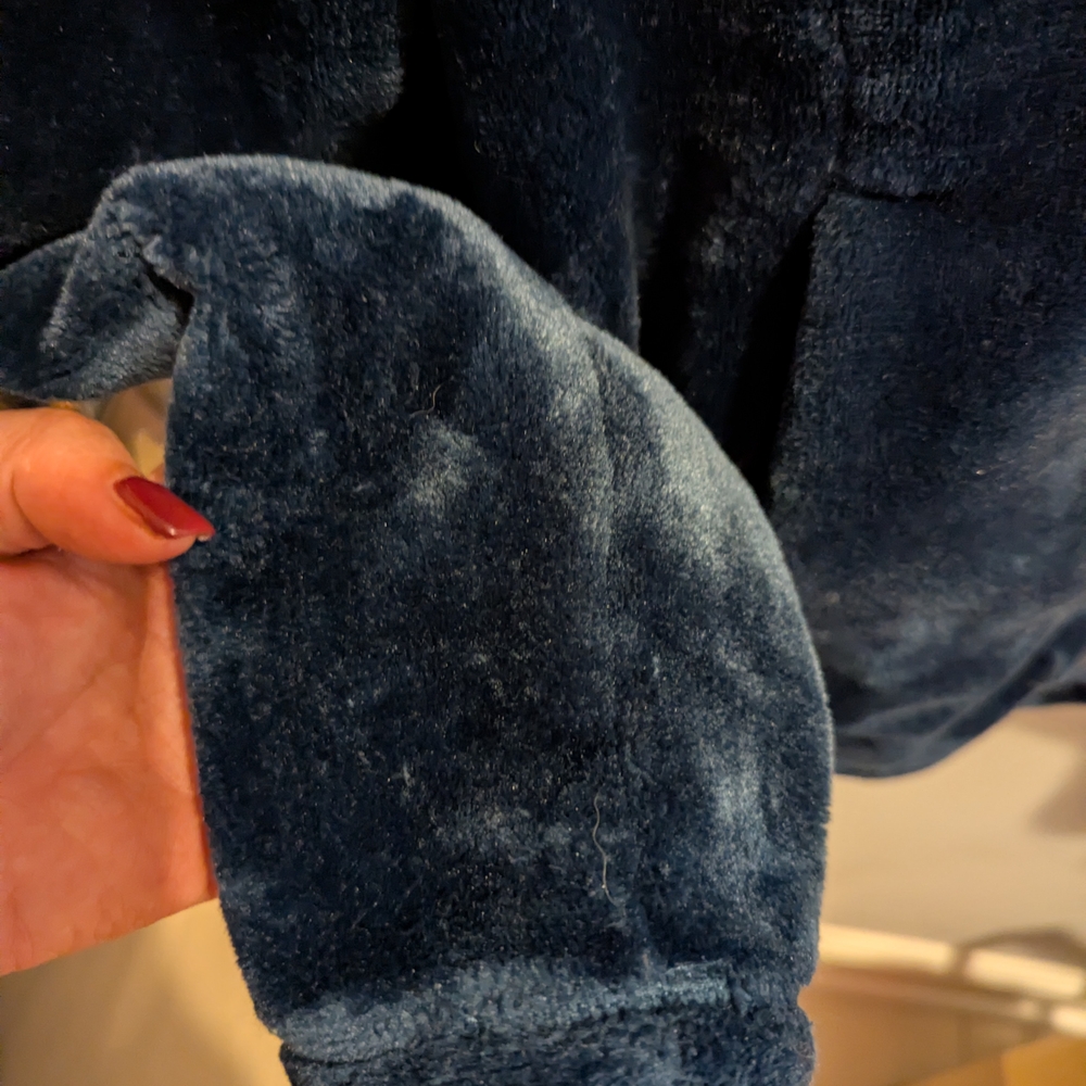 HeatKeep Deep Blue Teddy Jacket - Picture 5 of 7